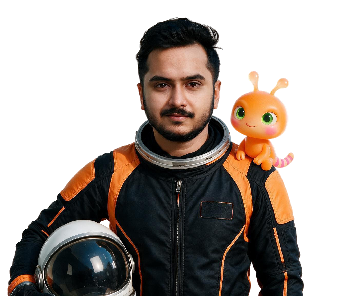 Muhammad Said as an astronaut