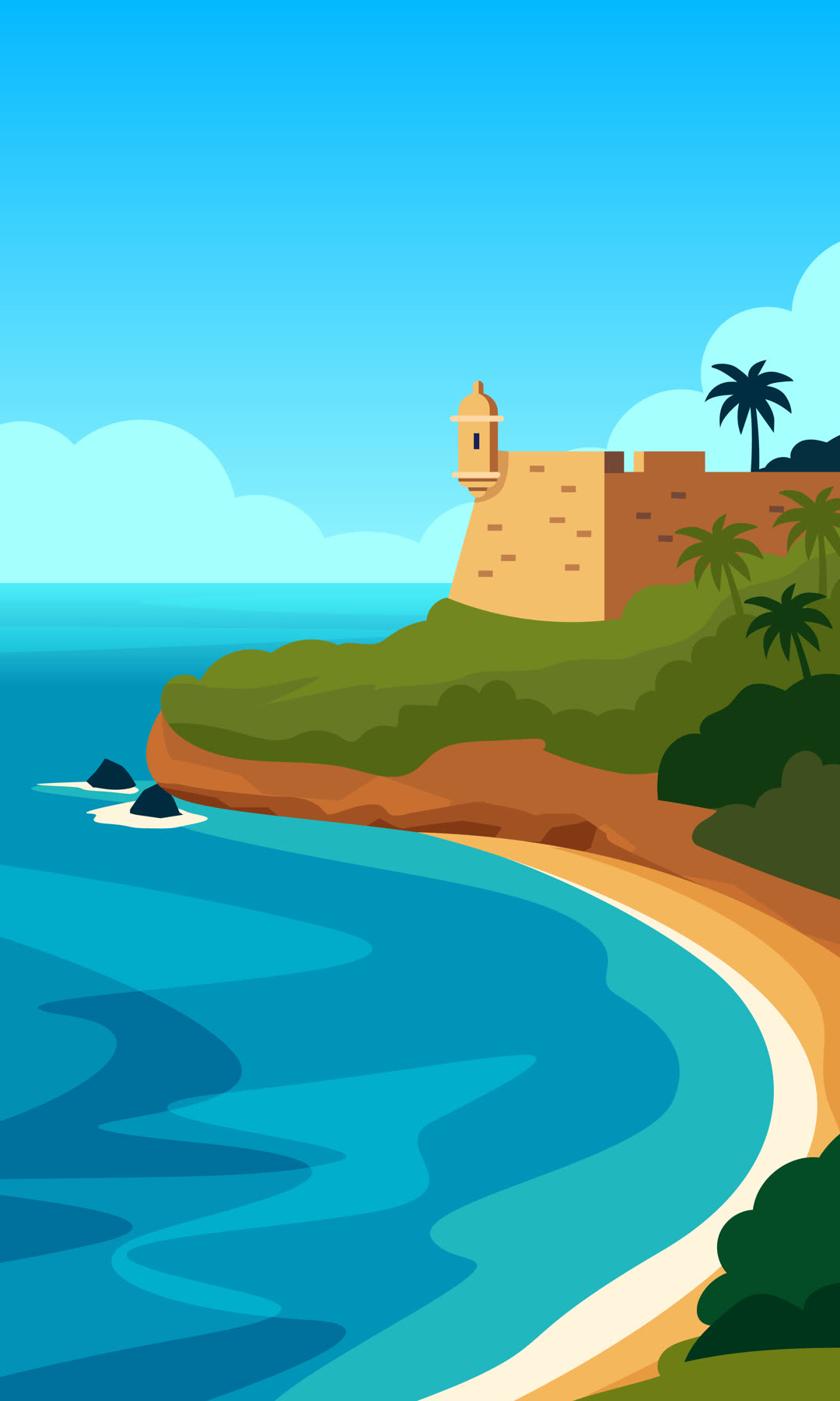 Historic seaside fortress of El Morro
